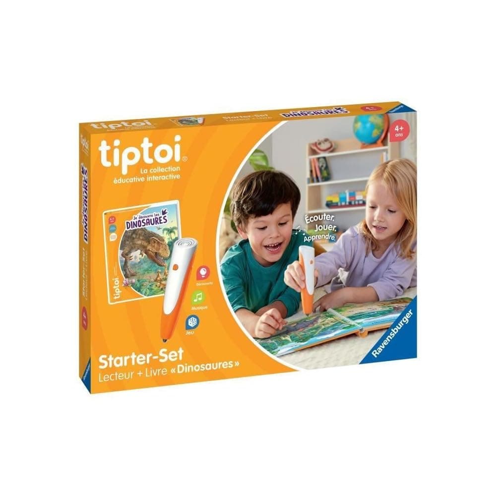 Ravensburger - tiptoi® – Starter-Set – Leser + Buch Ich entdecke die Dinosaurier 🦕📚