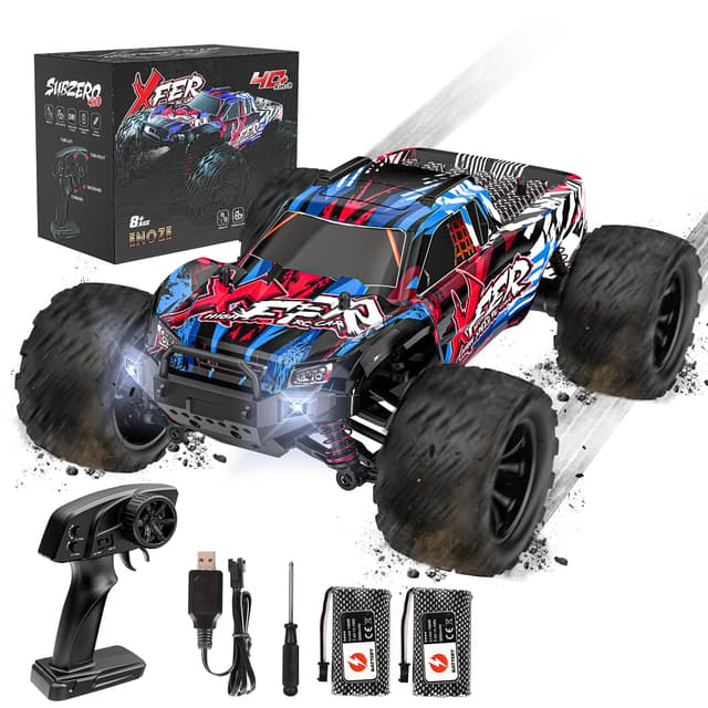 🚗 EVARY Ferngesteuertes Auto 1:16, 40KM/H, 2.4GHZ, 4WD - RC Monstertruck für Jugendliche ab 12 Jahren
