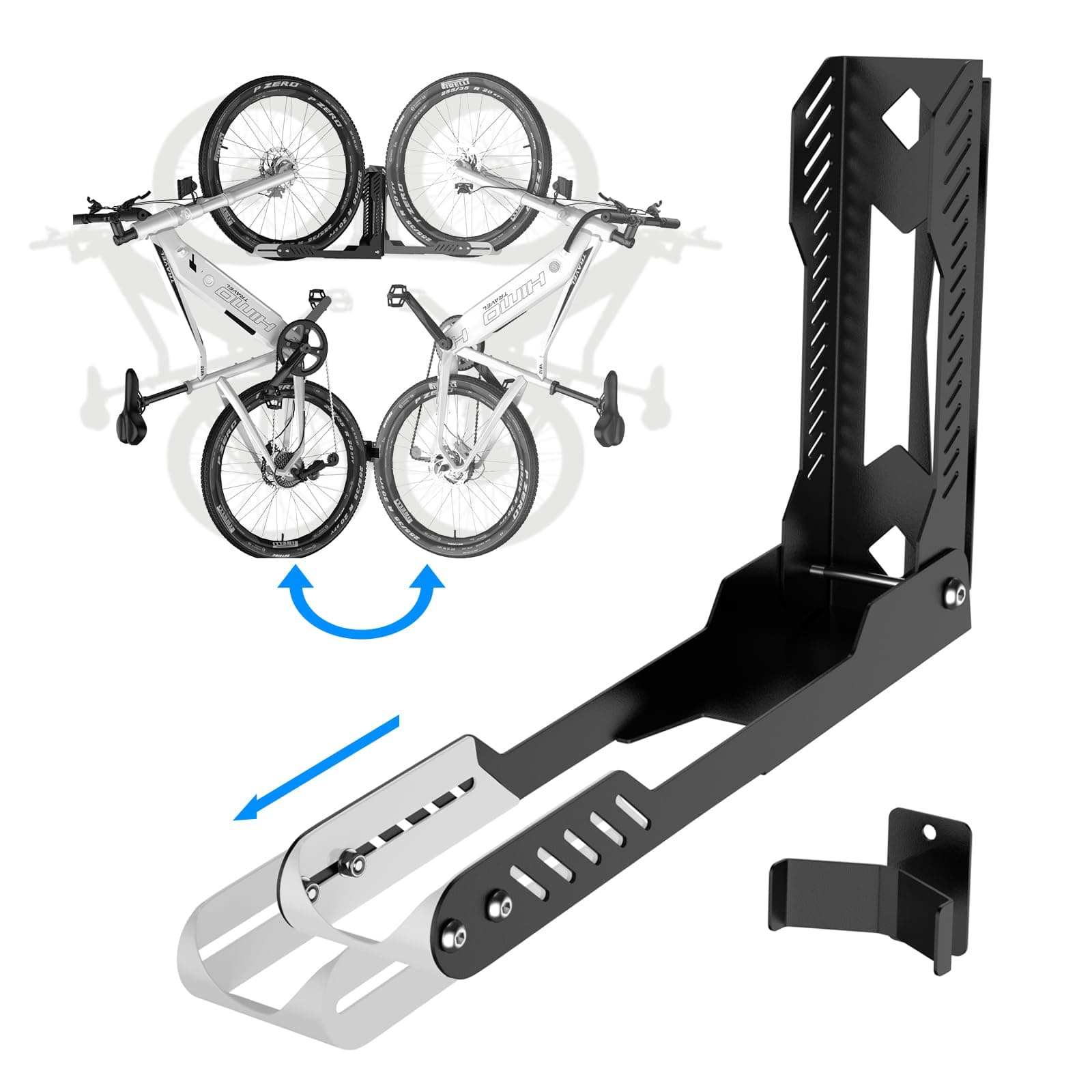 IMAYCC Profi Schwenkbare Fahrrad Wandhalterung - Platzsparender Fahrradständer für die Garage! 🚲