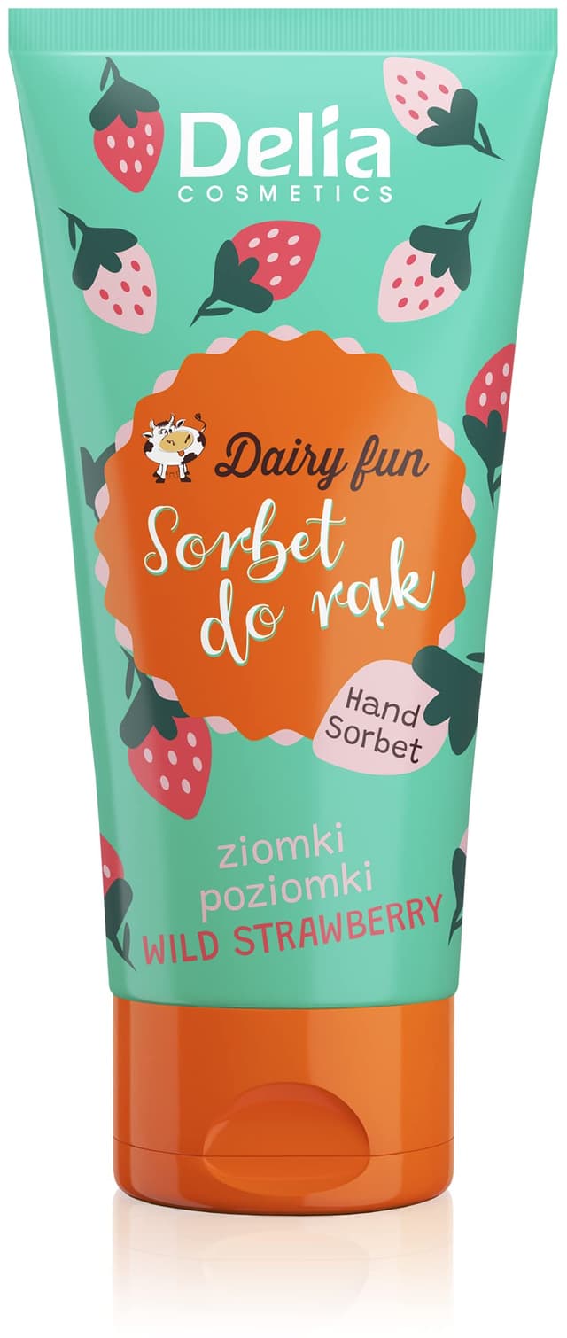Delia Cosmetics - Dairy Fun - Sorbet für die Hände - Wilde Erdbeere 🍓