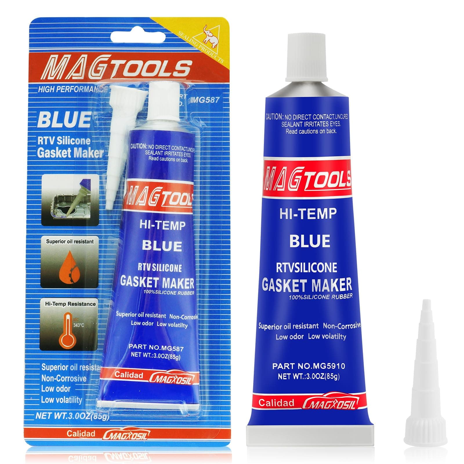 Flintronic Dichtmasse Motor, 85ml Motordichtmasse, Ölbeständig Hochtemperatur Silikon Dichtmasse