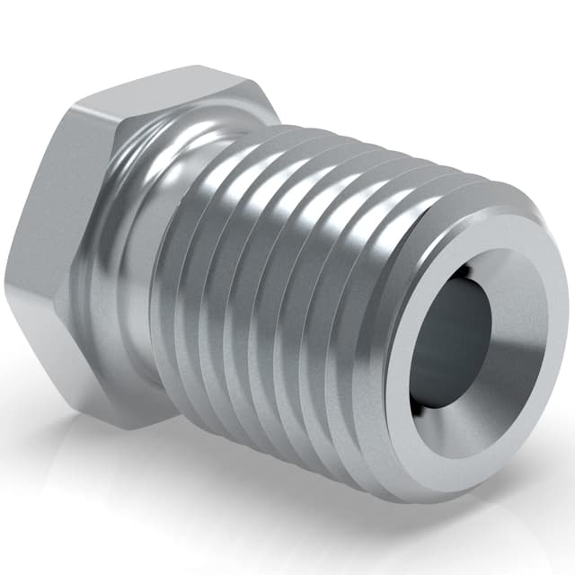 🔧🚗 10x Verschraubung 1/2" x 20 für Bremsleitung 4,75 mm Bördel E Typ PF Profi Verbinder
