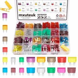 🚗🔥 Mxuteuk 252 Stück Auto Sicherungen Sortiment Kit - 10.39€ + Kostenloser Versand!
