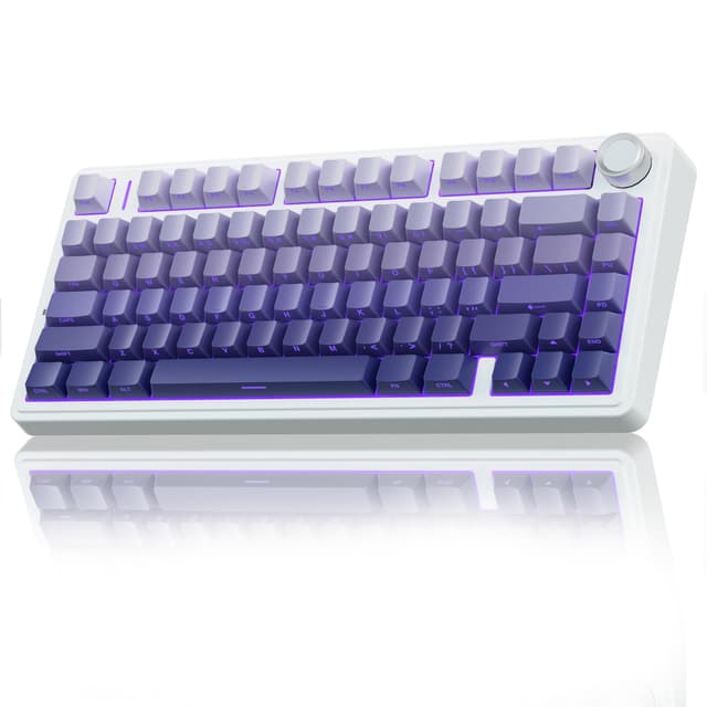 AULA F75 Mechanische Gaming-Tastatur 75% 🎮 RGB, Hot-Swap, Bluetooth, Kabellos
