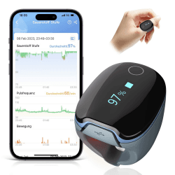 O2 Ring Pulsoximeter für kontinuierliche Überwachung mit innovativem Ring-Design 🌟