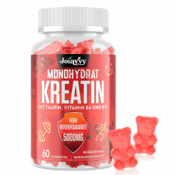 Joiavvy Creatin Monohydrat 5000mg Pro Portion Gummibärchen 🍬🍇