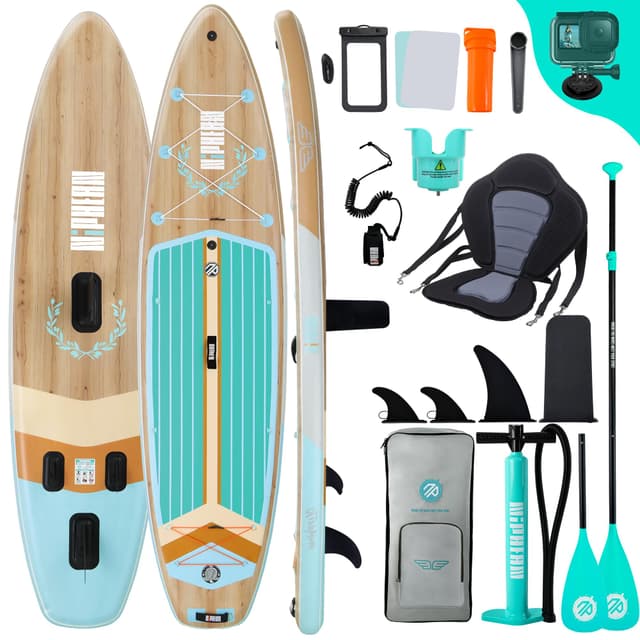 Niphean (Extra Groß) Stand Up Paddling Board, SUP für 2+1 Personen/Familien