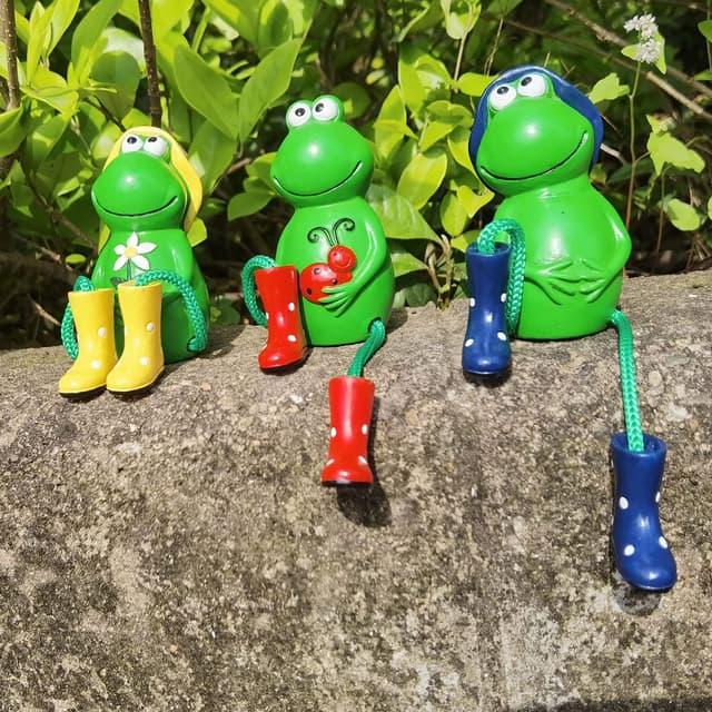 Deko Garten Frosch Figuren - Gartendeko Statue 🐸🌿