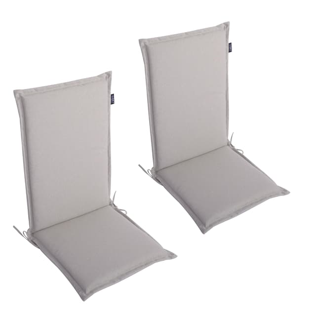 LILENO HOME Gartenstuhl Auflagen 2er Set - Hochlehner Creme 🌞