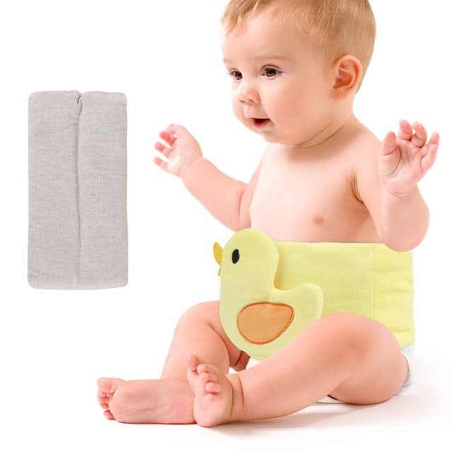 👶🔥 Hilph Baby Wärmegürtel Leinsamen Wärmflaschengürtel Unterleib