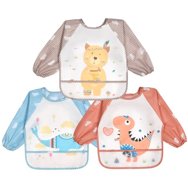 Süßer Tierstil Baby Lätzchen Set 🦁🐰🦊