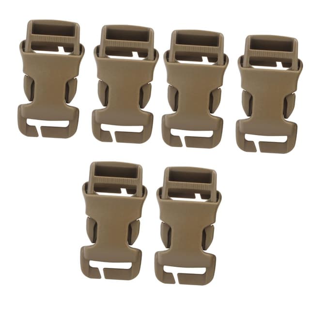 🎒🔗 EXCEART 6 Stück Rucksackschnalle Wandern Kunststoffschnalle Verschleißfeste Clips Druckknöpfe Riemen