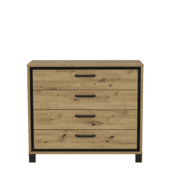 🌟🌟🌟 Großer Deal! FORTE TRONDHEIM Kommode mit 4 Schubladen 🌟🌟🌟