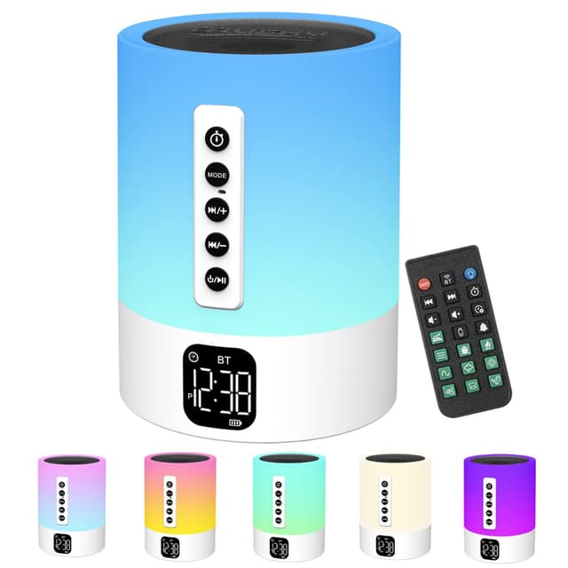 6 in 1 Tragbarer Bluetooth-Lautsprecher mit Licht - Coole Geschenkidee!