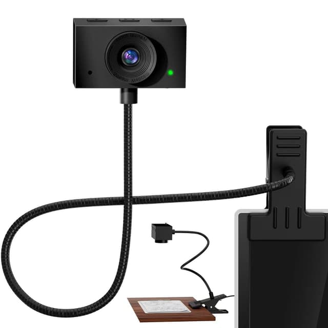 Webcam 1080P mit Mikrofon und Sichtschutzklappe – USB Webcam für PC, Laptop & Zoom 📹🎙️