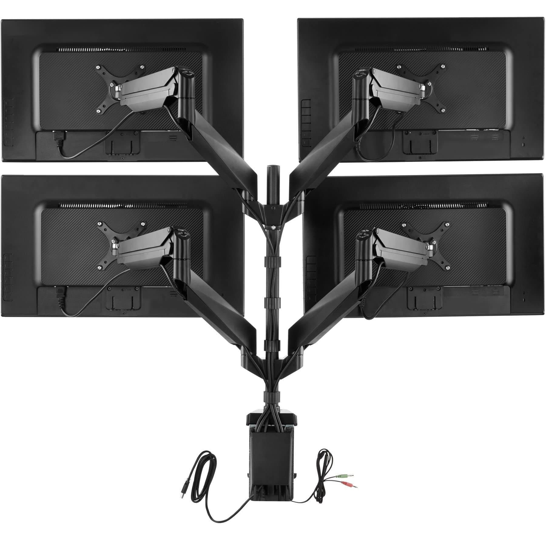 Tectake 404157 Monitor Halterung für 4 Monitore 🖥️🖥️🖥️🖥️