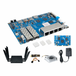 🍌 Banana Pi BPI-R4 WiFi 7 Wireless Dual-Band WiFi Router Board OpenWRT Bundle3 🚀