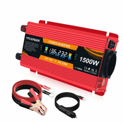 Yinleader Wechselrichter 12V 230V 650W/1500W Spannungswandler 🚗🏕️🔋