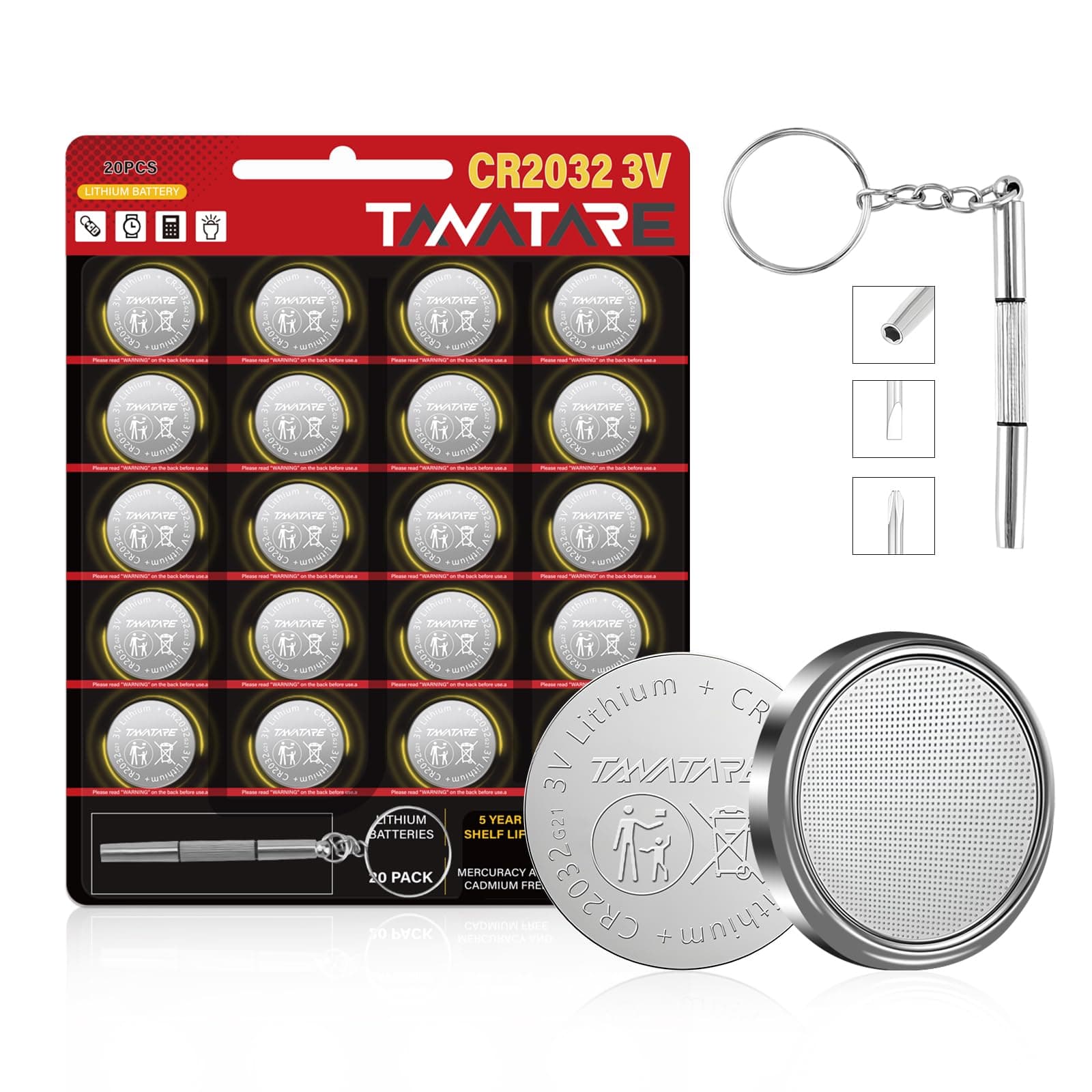 🔋 Tanatare 20 Stück CR2032 Knopfzellen Deal 🛠️