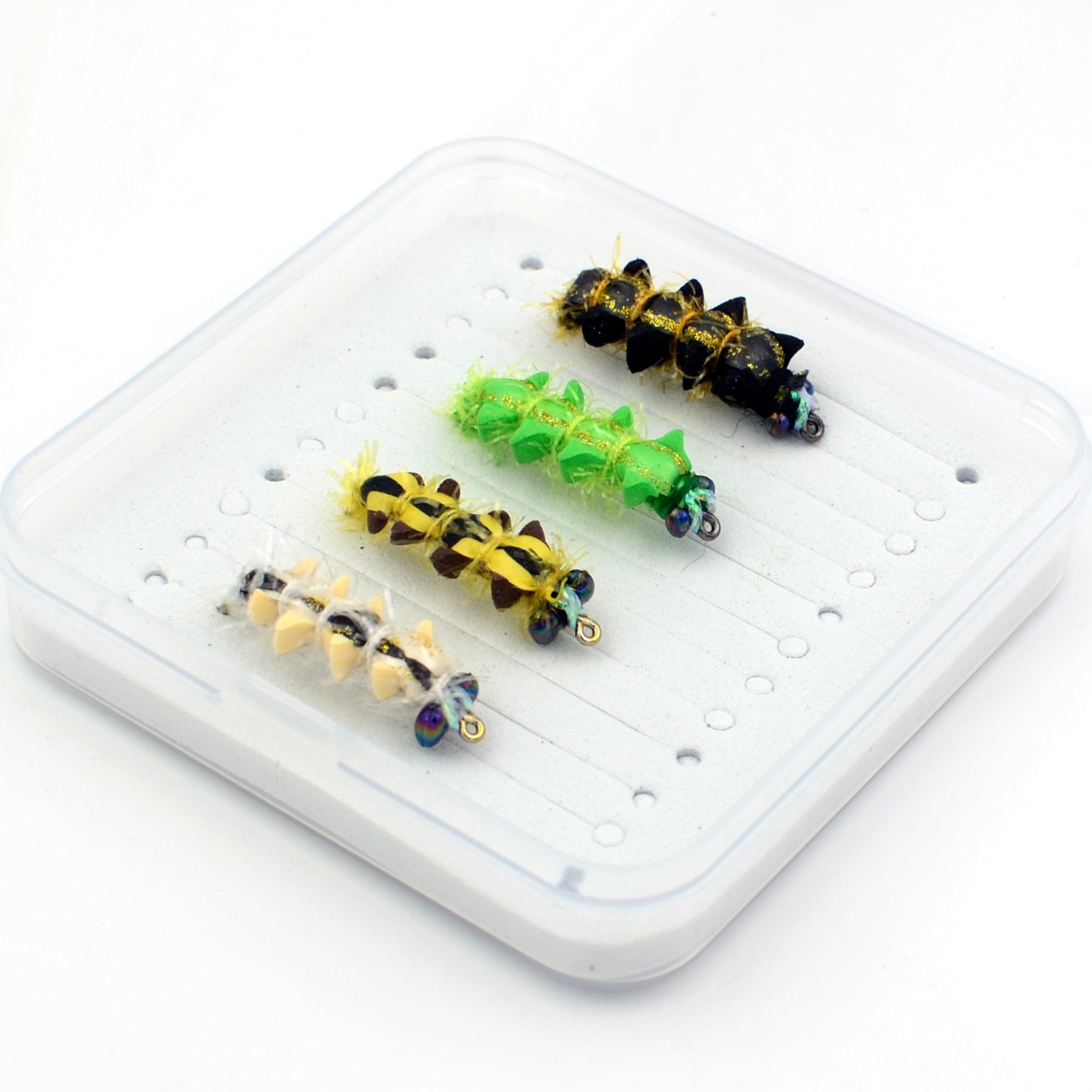 YAZHIDA | Fliegenbinden Fliegen 🎣 | Simulierte Insekten 🪰 | Raupe
