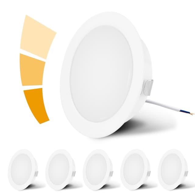 LED Möbeleinbauleuchte Dimmbar 230V 4W 4000K Neutralweiß G4 LED 300LM Leuchtmittel Möbel Einbaustrahler - 6er Set ✨