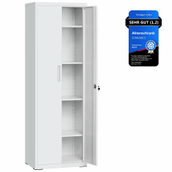 SONGMICS Aktenschrank, Mehrzweckschrank, Stahl-Aufbewahrungsschrank