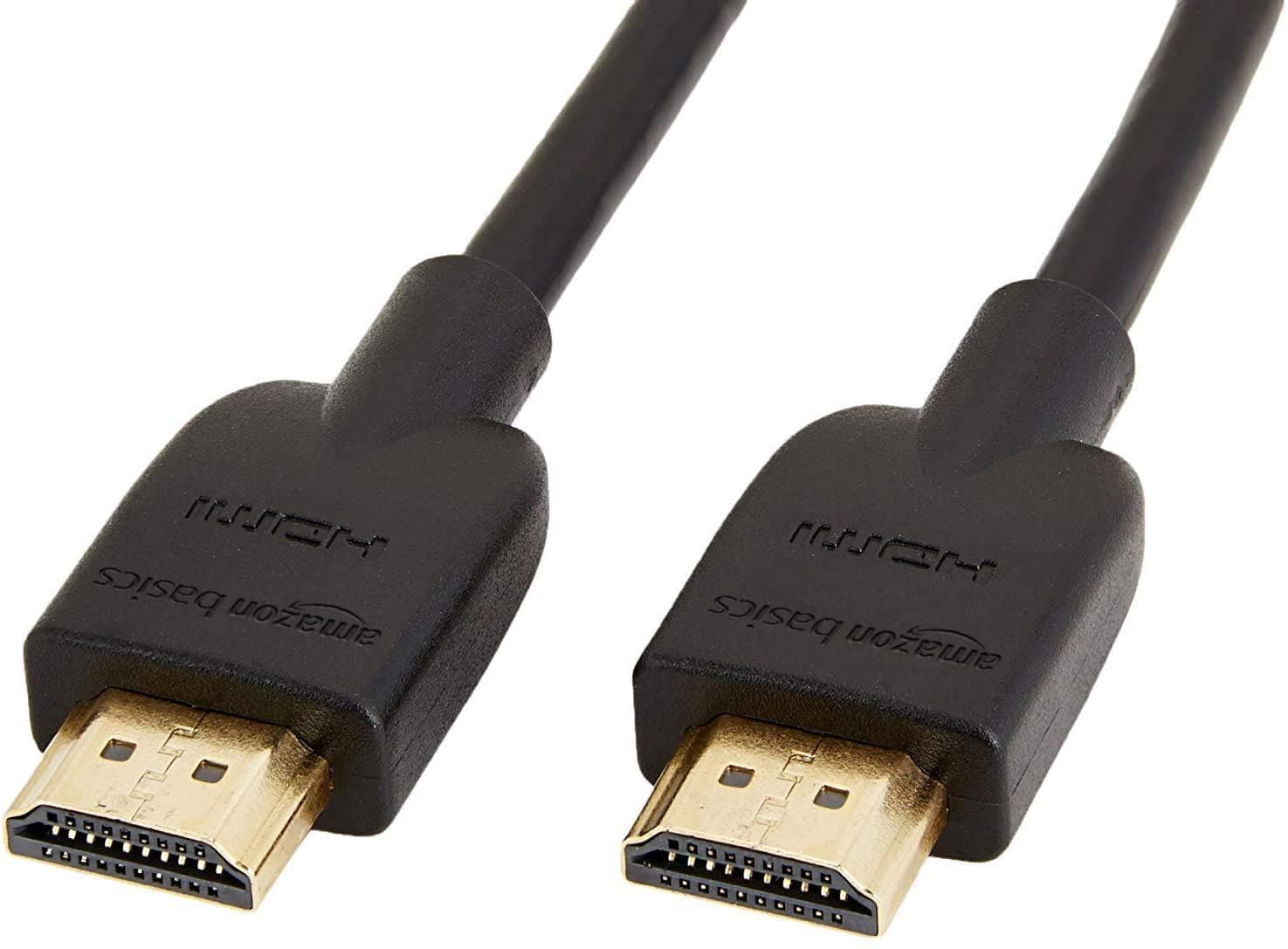 Amazon Basics 4K-HDMI-Kabel, 0.9 m, 18 Gbit/s Highspeed mit Ethernet, 4K@60Hz, Schwarz 2er-Pack 🎮📺
