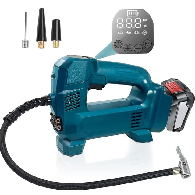 TPDL Akku Autokompressor für Bosch PBA/PSB/PSR 18V mit LED Lampe 🚗💡