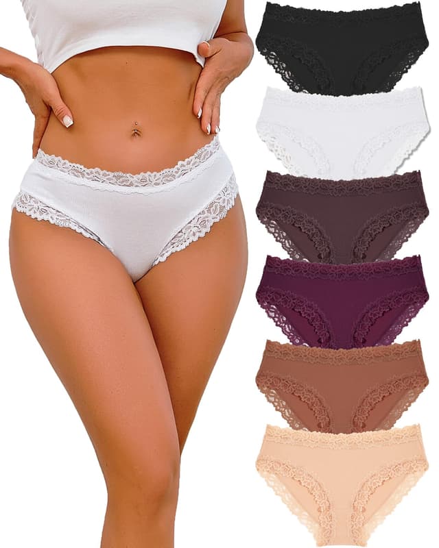 🌟 ALL OF ME 6er Pack Baumwolle Unterwäsche Damen 🌟
