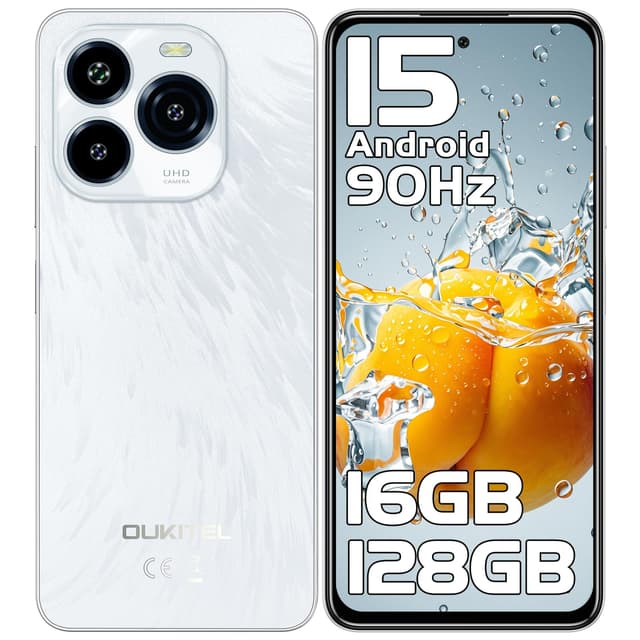 📱 OUKITEL C65 Android 15 Smartphone Ohne Vertrag, 16GB+128GB/1TB Handy Ohne Vertrag, 6.7" HD+ 90Hz Handy Günstig 🌟