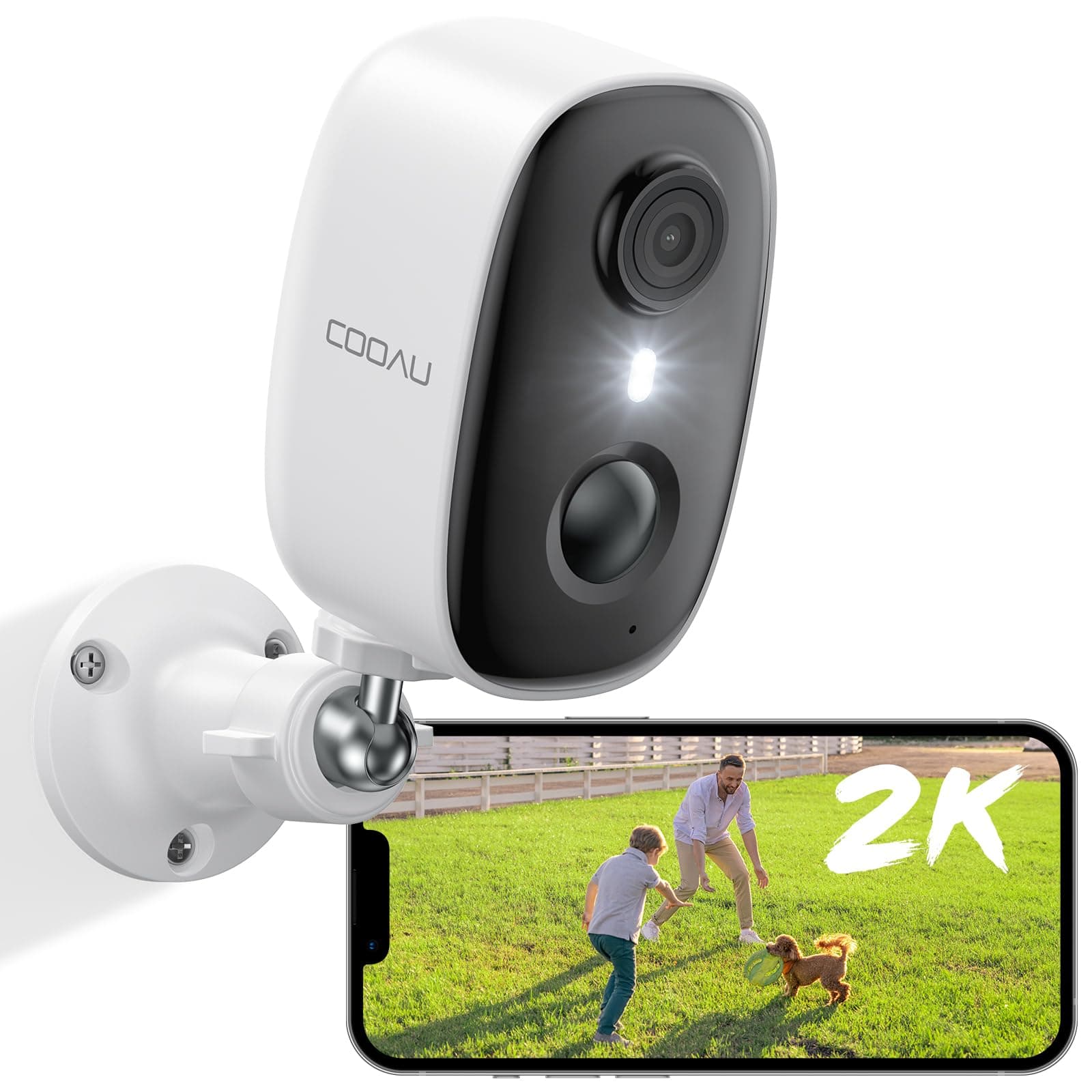 COOAU 2K WiFi6 Überwachungskamera Aussen | Innen 🎥🔒🌙
