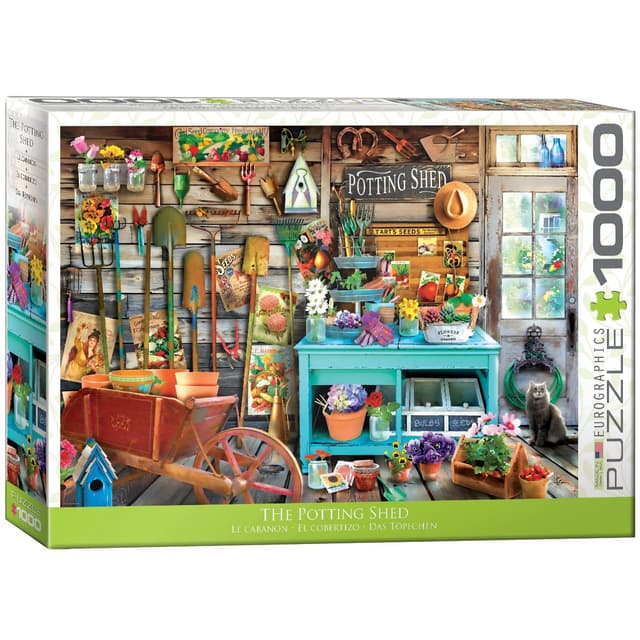 🧩 Eurographics 1000 Teile - Gartenlaube, 48x68cm 🌿