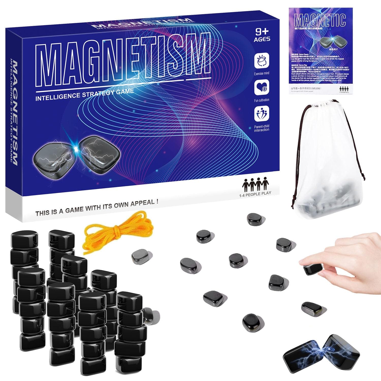 🧲 Magnetisches Schachspiel für Mehrspieler 🎲