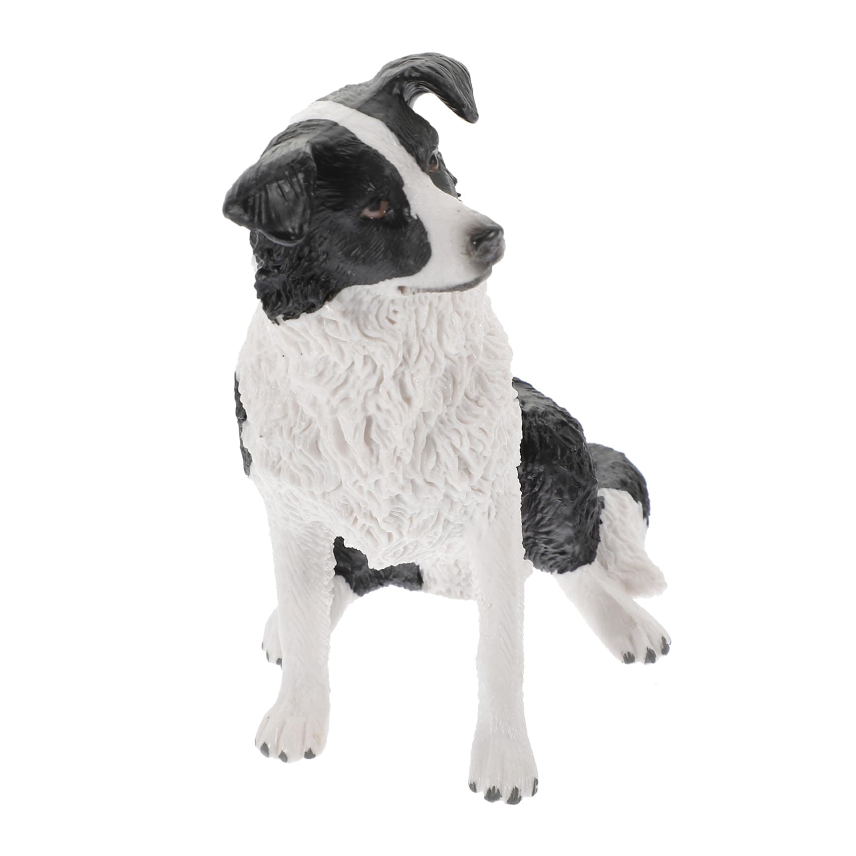 🐶🐾 MAGICLULU Lifelike Border Collie Modell - Realistische Hundefigur für Mädchen