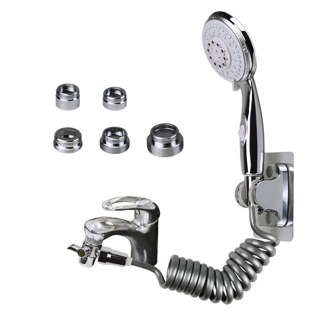 🚿 Bretoes Duschbrause-Set, Edelstahl, Silber 🛁