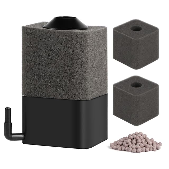 SWAWIS 6x6x10cm Aquarium Schwammfilter für 15-150L Aquarium 🐠🌊🐟