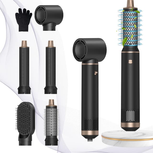 Hairstyler Set 5 in 1, Airstyler, 1000W Multi-Magic Styler Profi Hairstyler Haartrockner