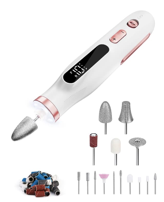 Maniküre Pediküre Set Kabellos 🌟 Heartyfly Nagelpflegeset elektrisch & Pediküre Set Fußpflege elektrisch
