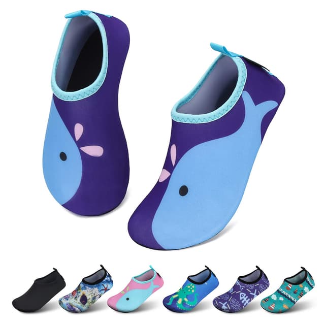 SAGUARO Kinder Badeschuhe Mädchen Schwimmschuhe Junge Schnell Trocken Outdoor Aqua Schuhe Pool Yoga 🌊