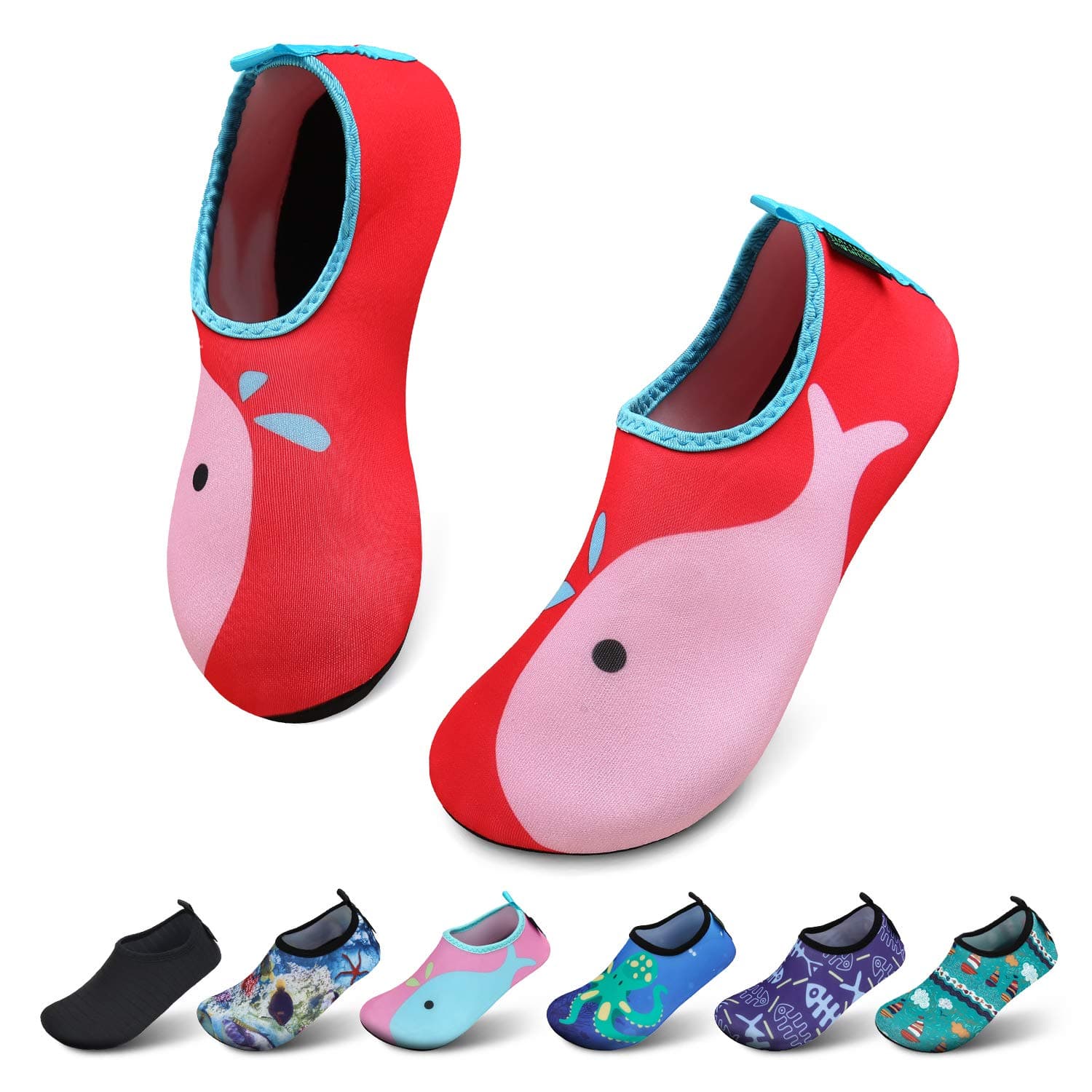 🌈👧👦 SAGUARO Kinder Badeschuhe Mädchen & Schwimmschuhe Junge 🌊🐬