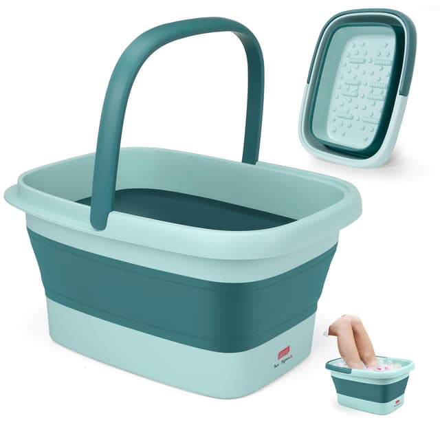 DEANIC Faltbare Fußbadewanne mit Massage 🦶💆‍♂️
