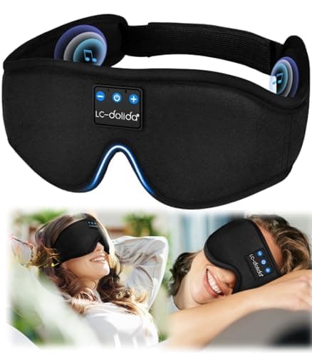 LC-dolida Schlafmaske mit Bluetooth Schlafkopfhörer 😴🎧