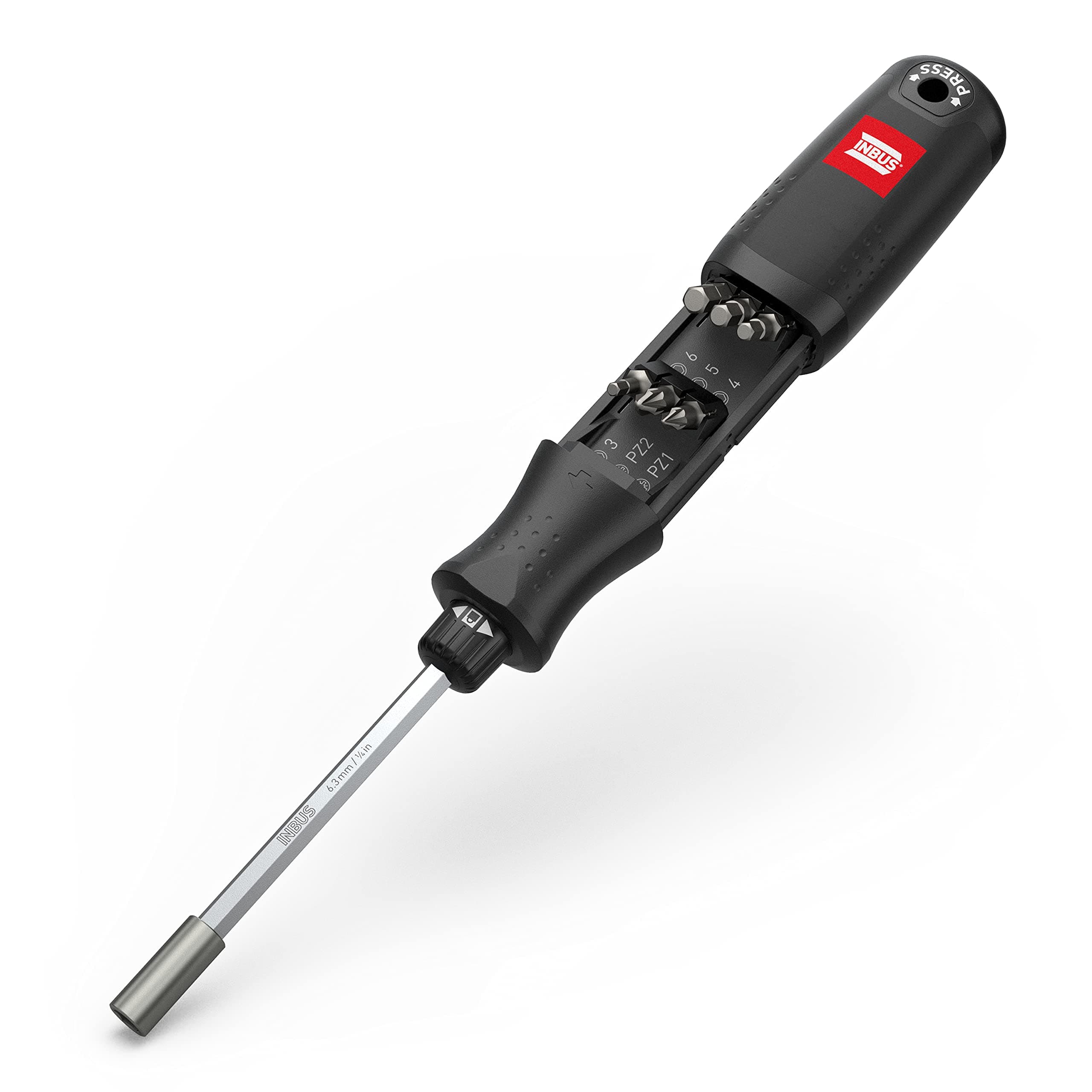 🔧 INBUS® Flow 73424 Schraubendreher inkl. 12 Bits 🛠️
