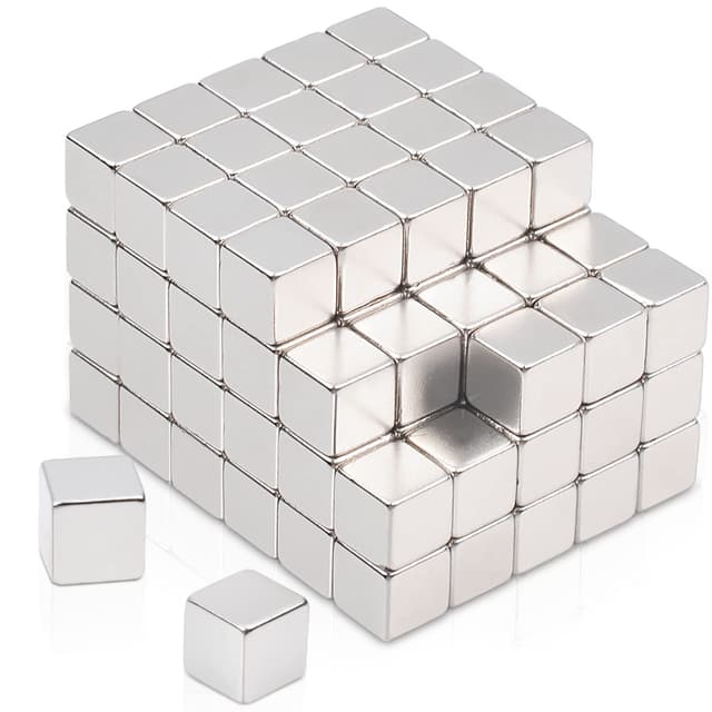 🧲 MIN CI 110 Stück Neodym Magnete Extra Stark, 5x5x5mm Mini Magnete für Magnettafel Kühlschrank