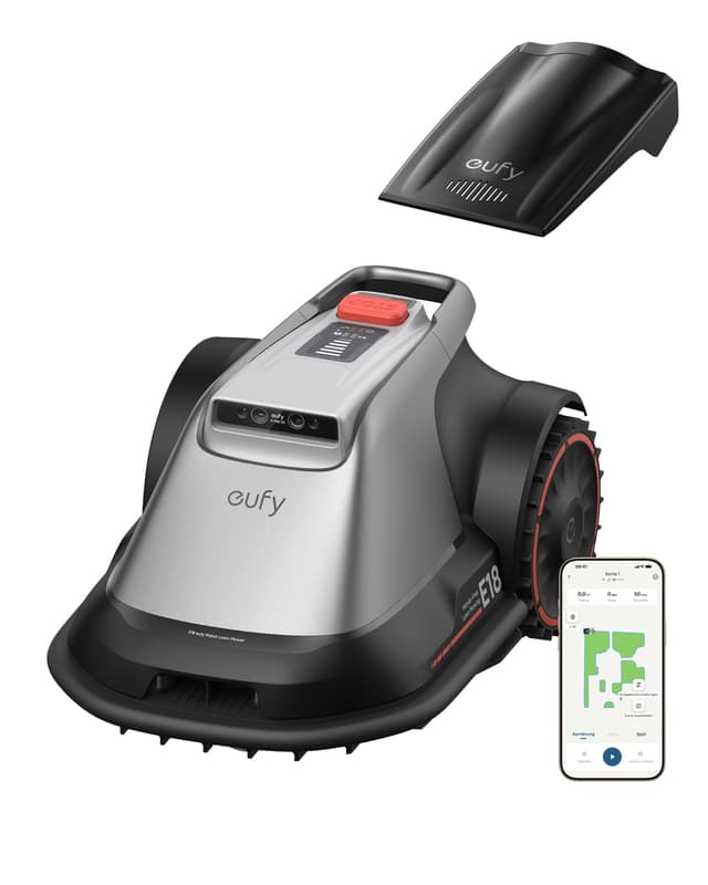 🌿🤖 Eufy E18 Mähroboter ohne Begrenzungskabel - TrueVision Technologie