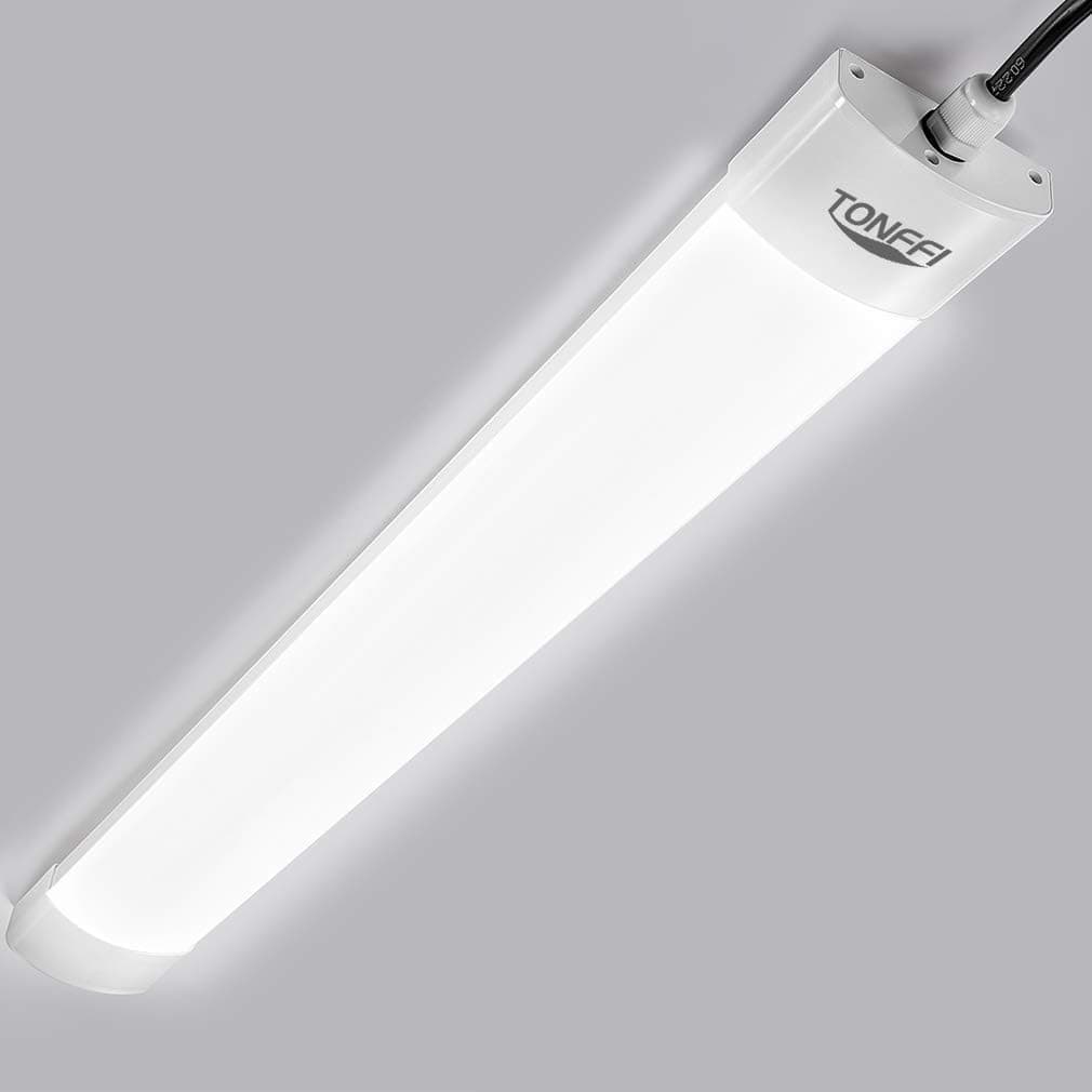 TONFFI Feuchtraumleuchte 60CM 18W 1800LM LED Röhre 5000K Kaltweiß 🌟 Deal des Tages 🌟