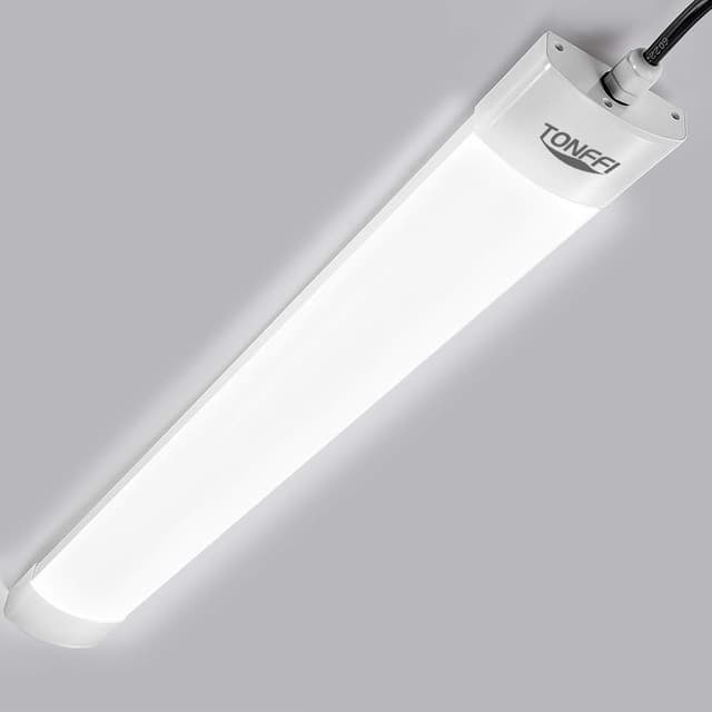 TONFFI Feuchtraumleuchte 60CM 18W 1800LM LED Röhre 5000K Kaltweiß 🌟 Deal des Tages 🌟
