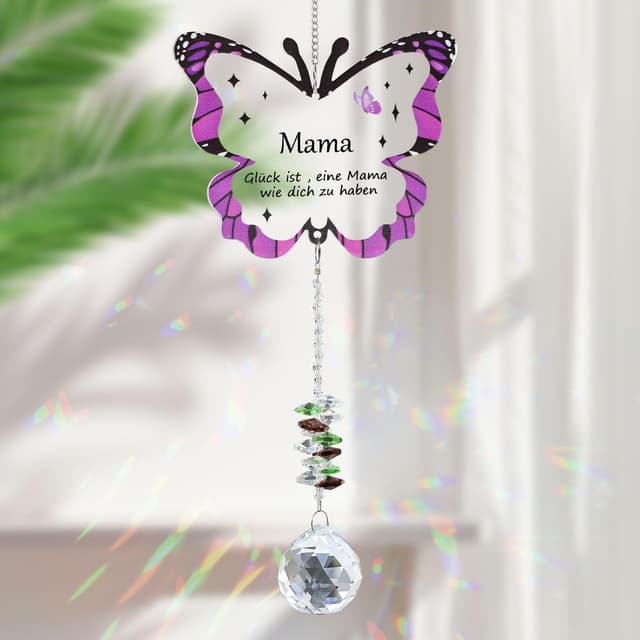 Vicloon Mama Geschenk 🌈 Kristall Sonnenfänger Geschenke für Mama