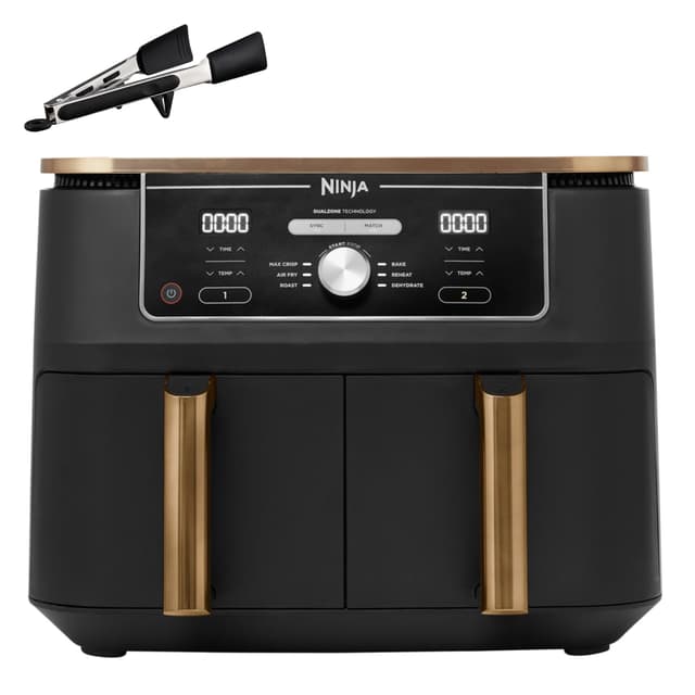 Ninja Foodi MAX Dual Zone Heißluftfritteuse, 9,5L Airfryer 🍳🔥