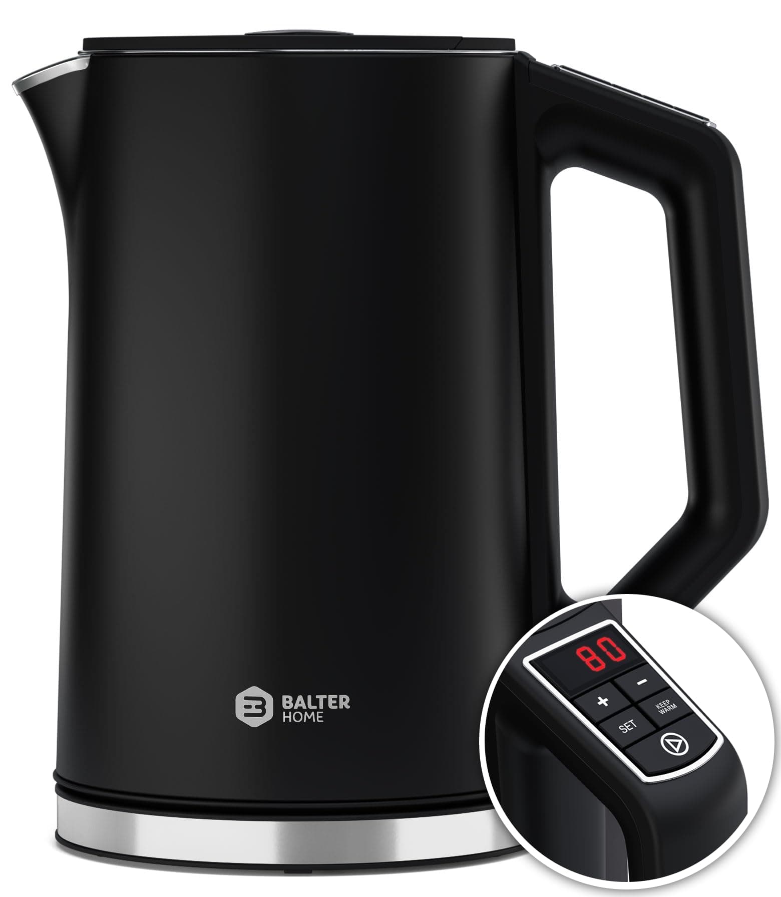 🔥 Super Angebot! Balter Edelstahl Wasserkocher mit Temperatureinstellung